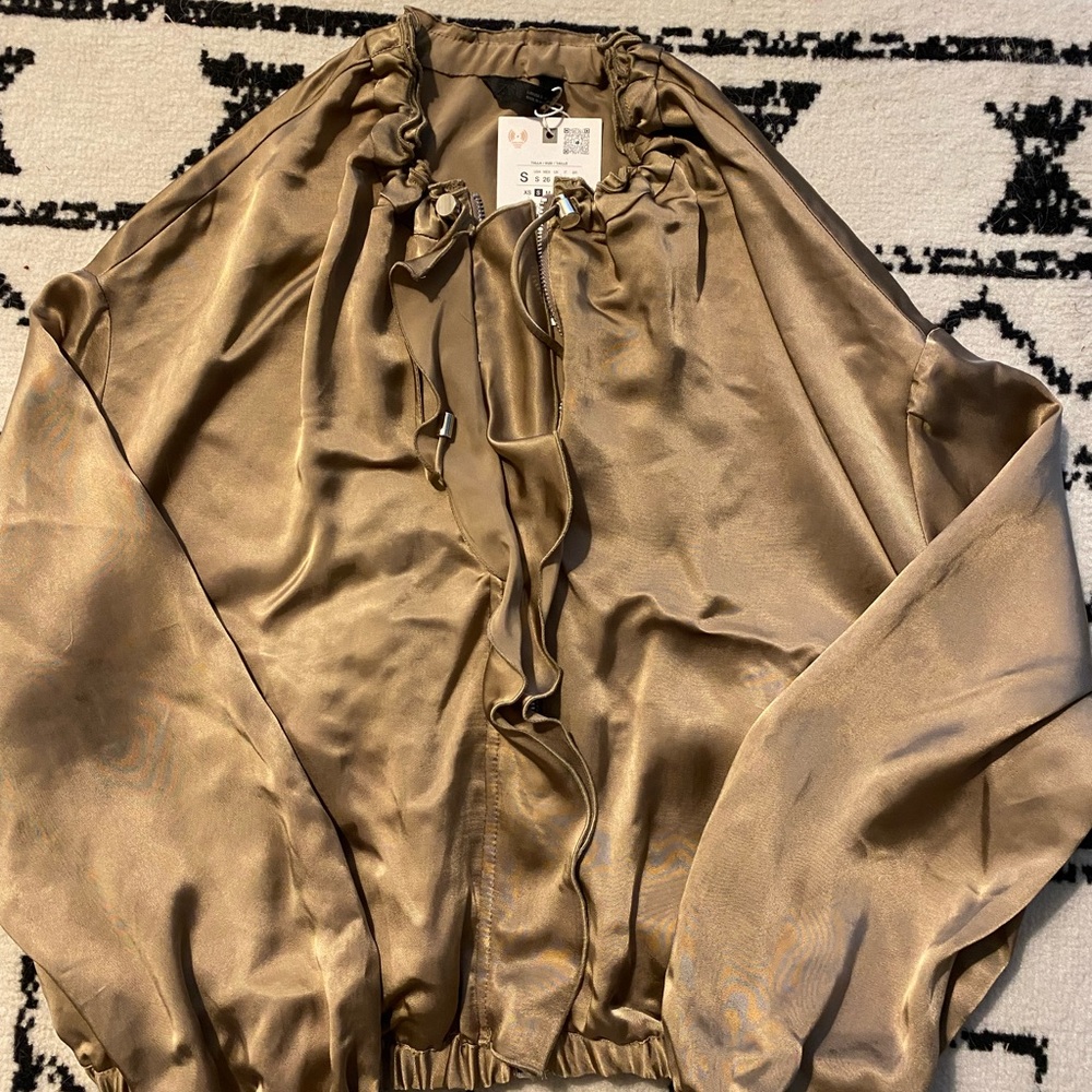 Silky Brown Blouse
